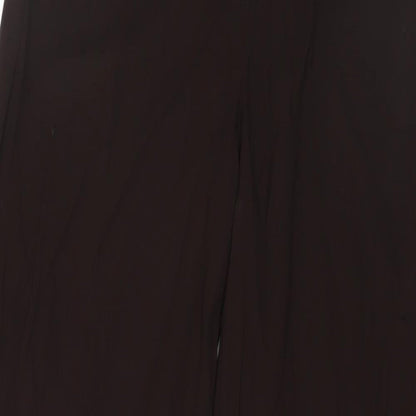 Womens UK Size 10 Wallis Regular Fit  Brown Trousers