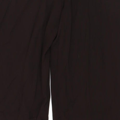 Womens UK Size 10 Wallis Regular Fit  Brown Trousers