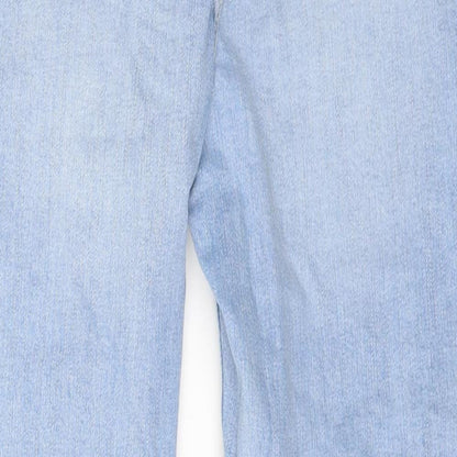 George Womens Blue  Denim Straight Jeans Size 6 L30 in