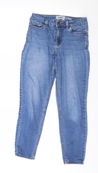 New Look Womens Blue  Denim Skinny Jeans Size 8 L26 in