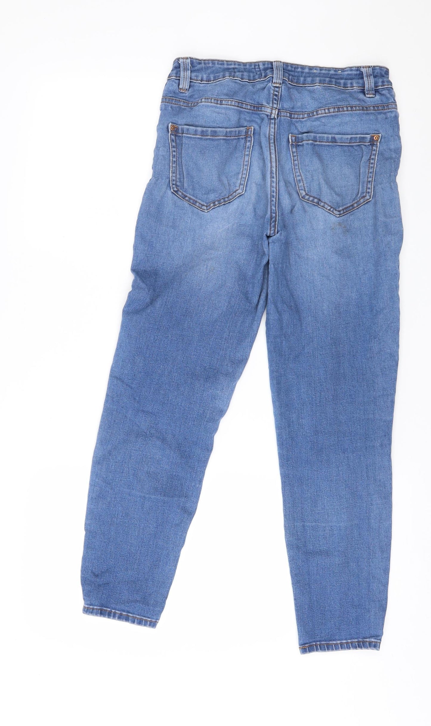 New Look Womens Blue  Denim Skinny Jeans Size 8 L26 in