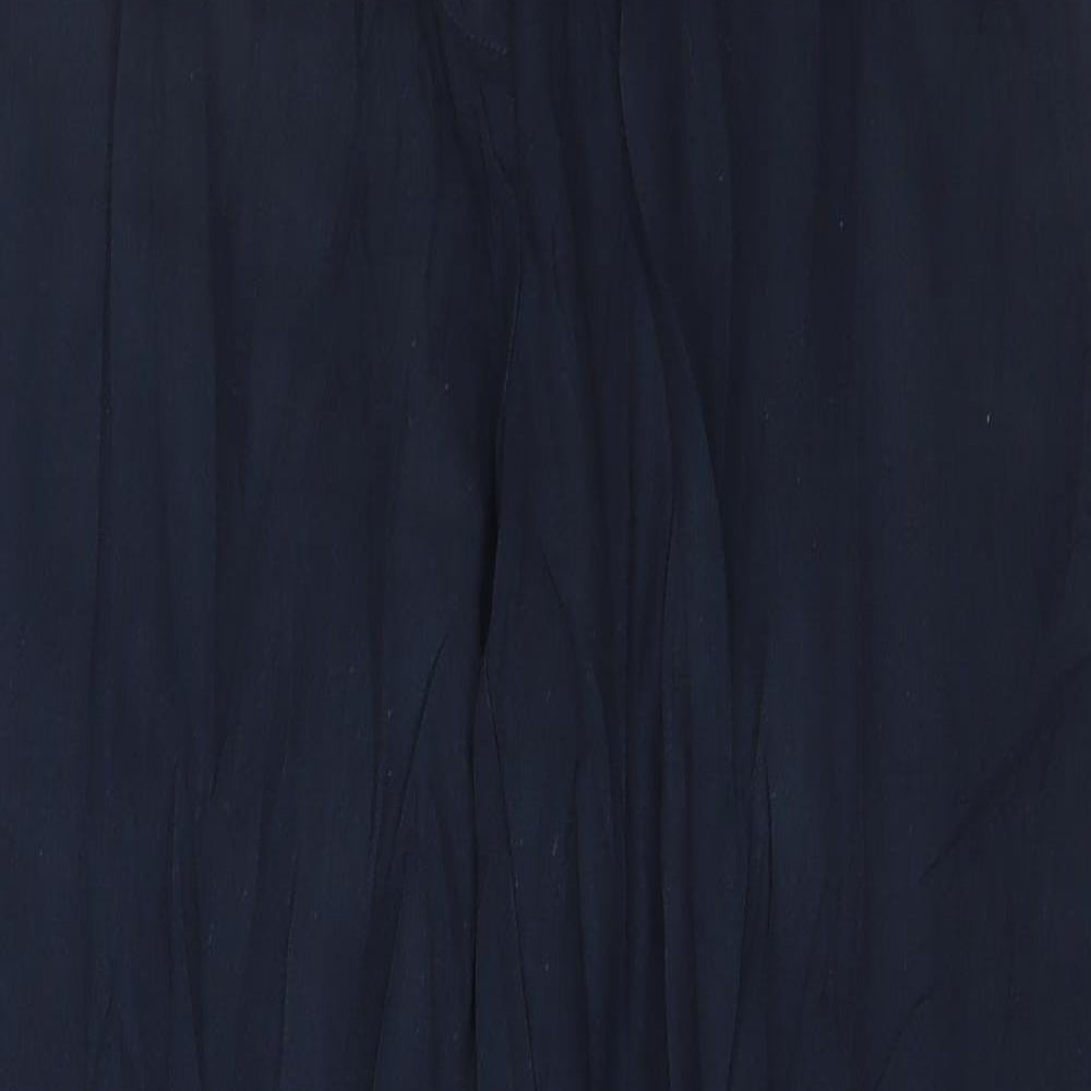 Womens UK Size 12 Papaya Regular Fit  Blue Trousers
