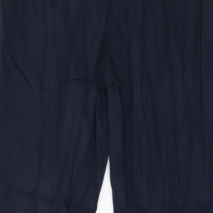 Womens UK Size 12 Papaya Regular Fit  Blue Trousers