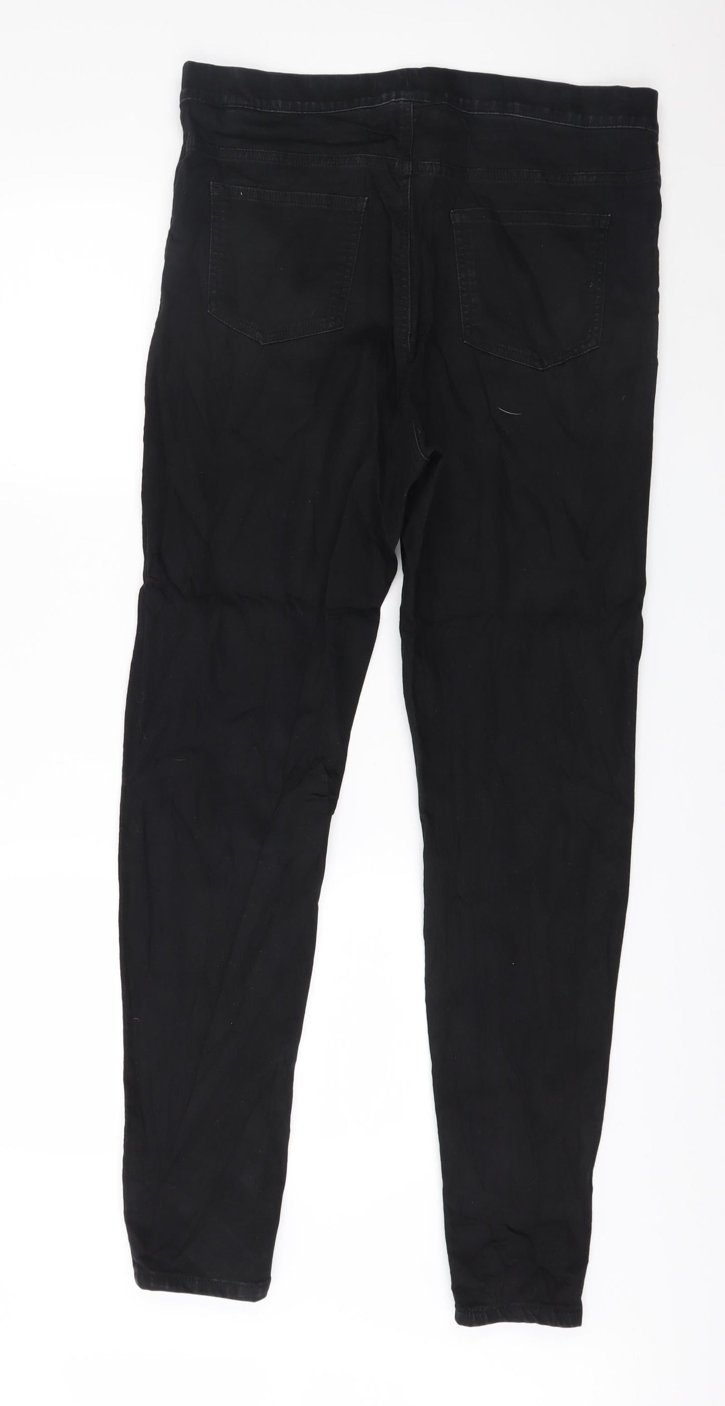 Preowtn Womens Black  Denim Jegging Jeans Size 36 in L30 in