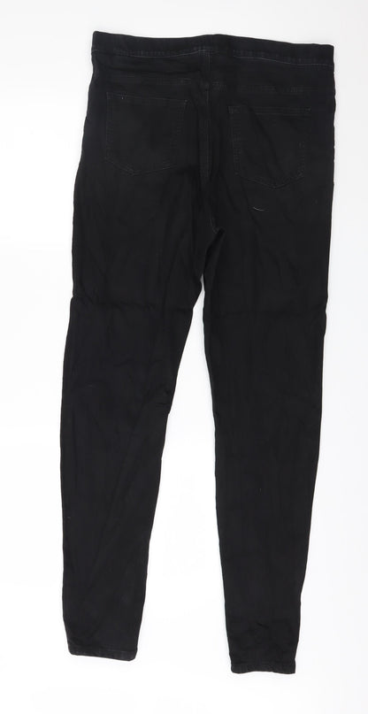 Preowtn Womens Black  Denim Jegging Jeans Size 36 in L30 in