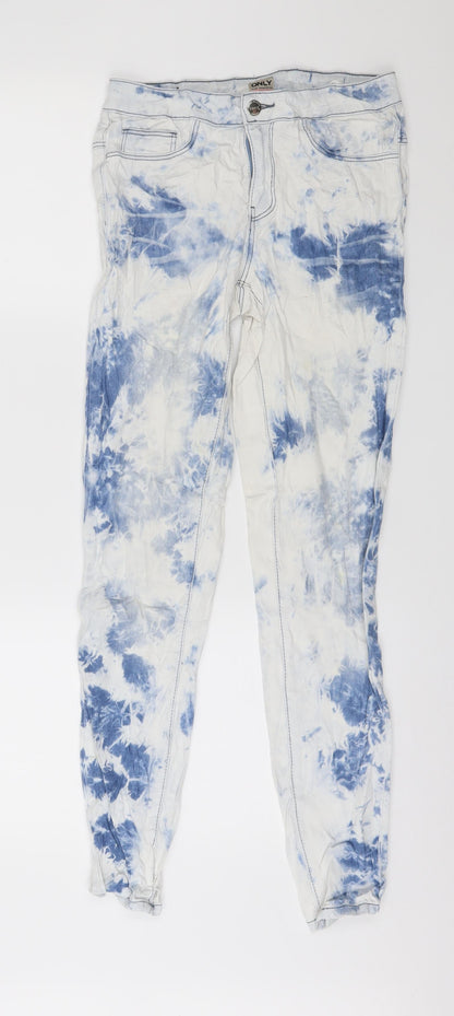 Only Womens Blue  Denim Skinny Jeans Size S L28 in