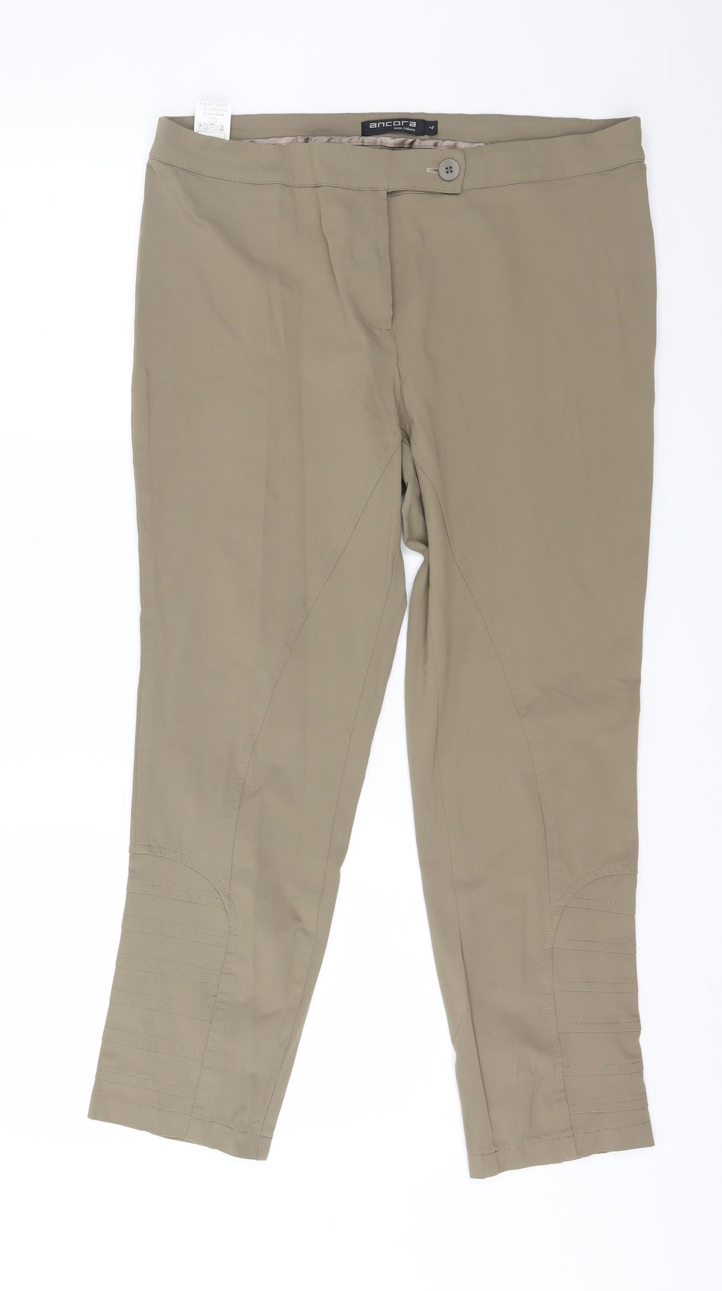 Ancora Womens Green   Trousers  Size 36 in L25 in