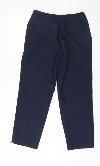 Anthology Womens Blue   Trousers  Size 10 L25 in
