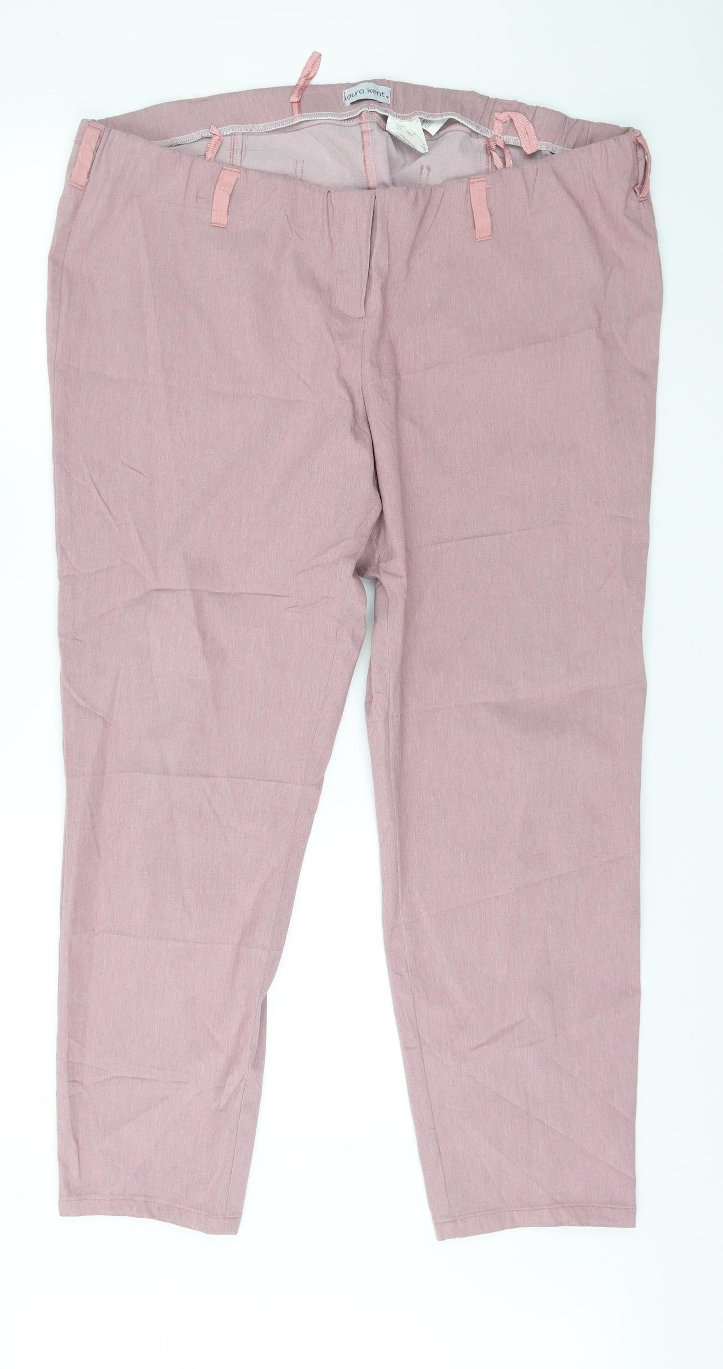 Laura Kent Womens Pink   Trousers  Size 42 in L28 in