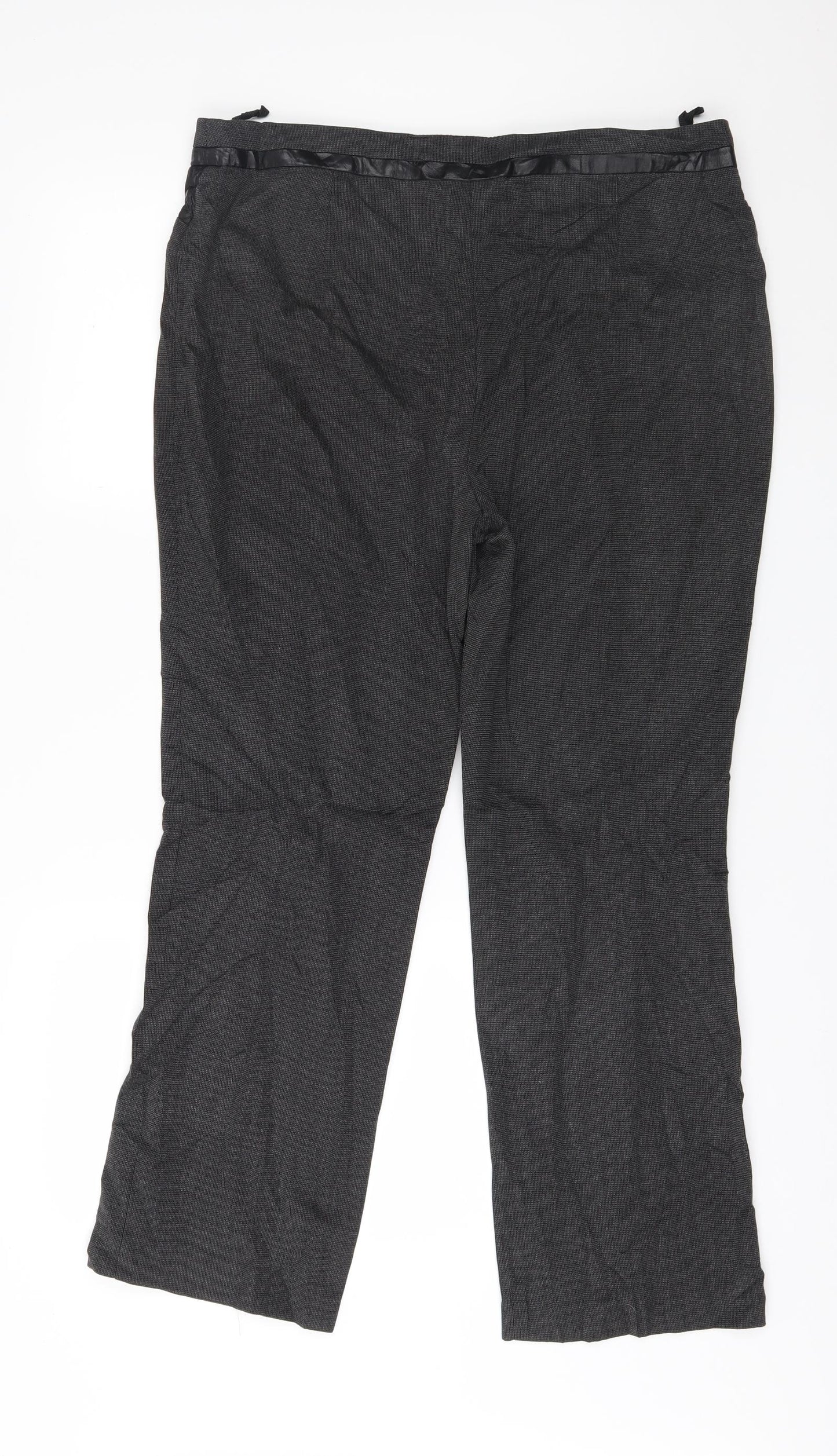 Womens UK Size 14 Marks and Spencer Regular Fit Rain Trousers Grey Trousers