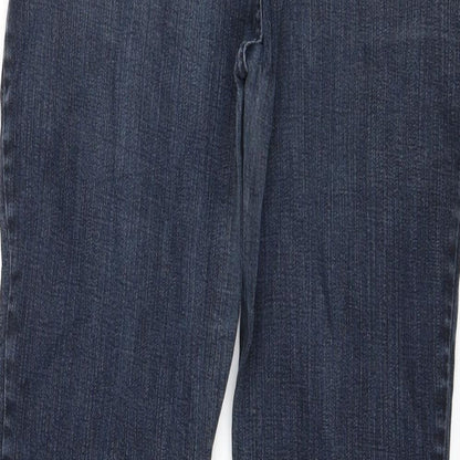 Womens UK Size 32 in Preworn Regular Fit Straight Blue Jeans