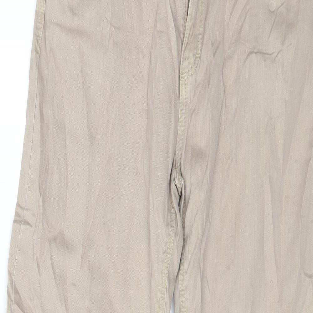 ESPIRIT Womens Beige  Denim Straight Jeans Size 10 L29 in