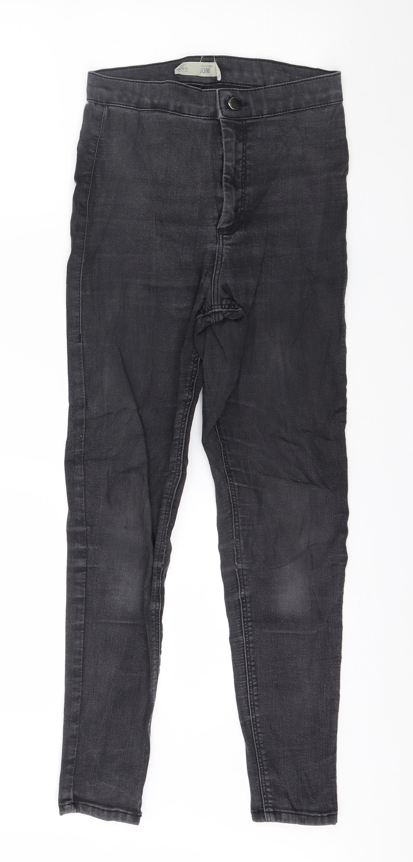 Womens UK Size 28 in Topshop Regular Fit Skinny Grey Jeans