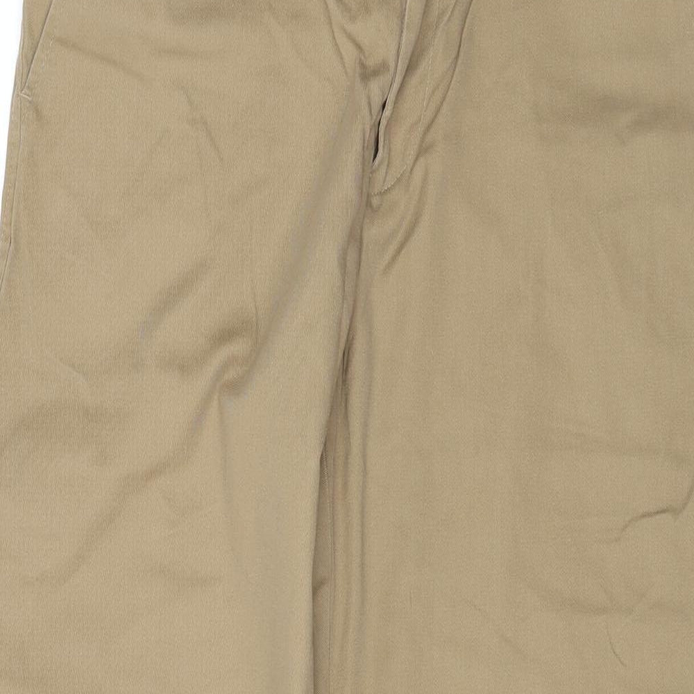 Womens UK Size 34 in Marks and Spencer Regular Fit  Brown Trousers