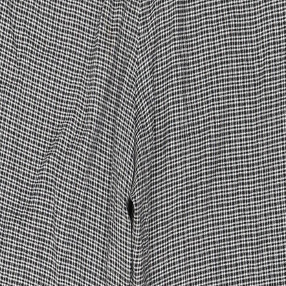 Roma Womens Black Check  Trousers  Size 36 in L28 in