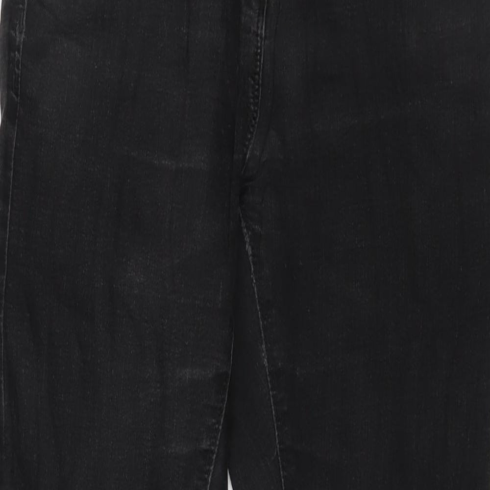 Denim & Co. Womens Grey  Denim Skinny Jeans Size 8 L30 in