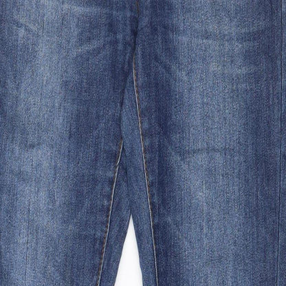 Denim & Co. Womens Blue  Denim Skinny Jeans Size 8 L31 in