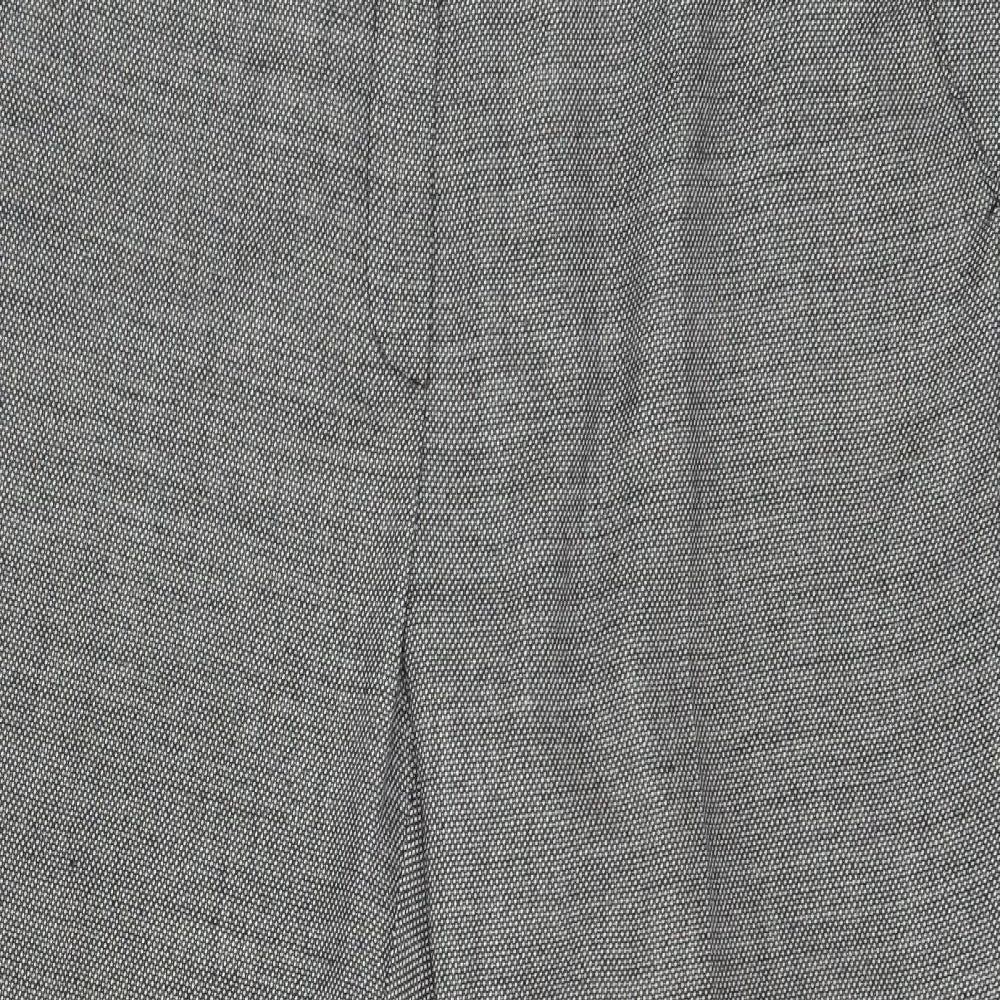 Eugen Klein Womens Grey Polka Dot  Trousers  Size 16 L27 in