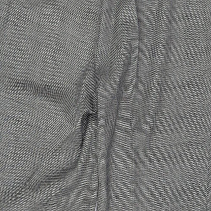 Eugen Klein Womens Grey Polka Dot  Trousers  Size 16 L27 in