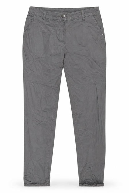 Womens UK Size 30 in Up Fashion Regular Fit  Grey Trousers