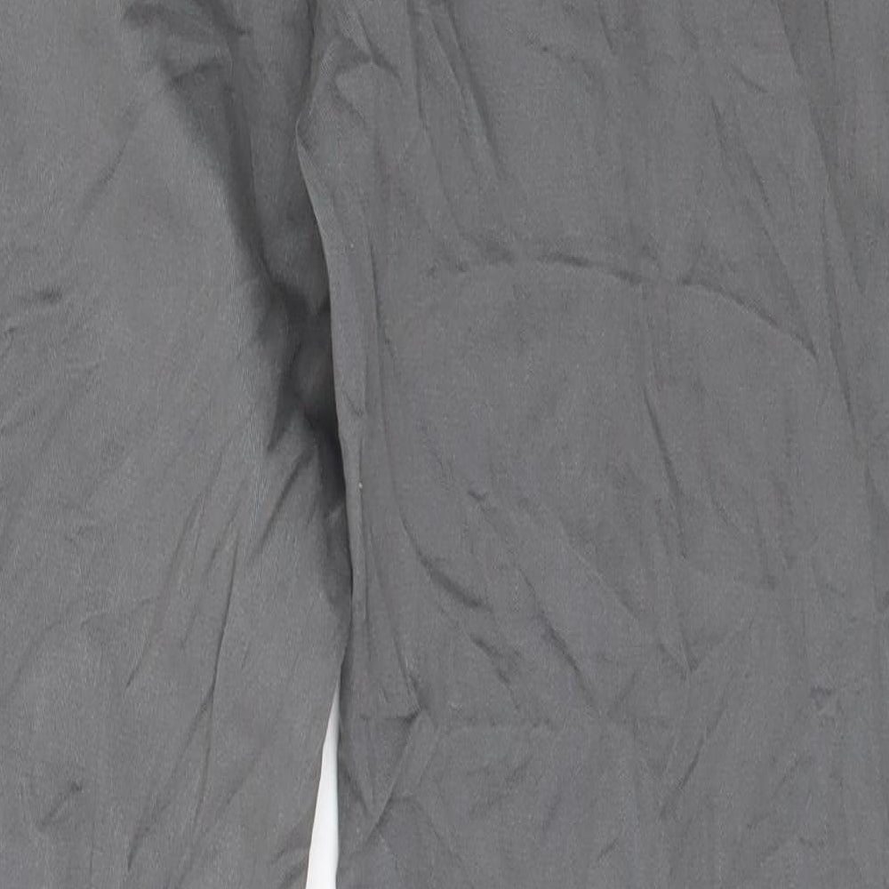 Womens UK Size 30 in Up Fashion Regular Fit  Grey Trousers