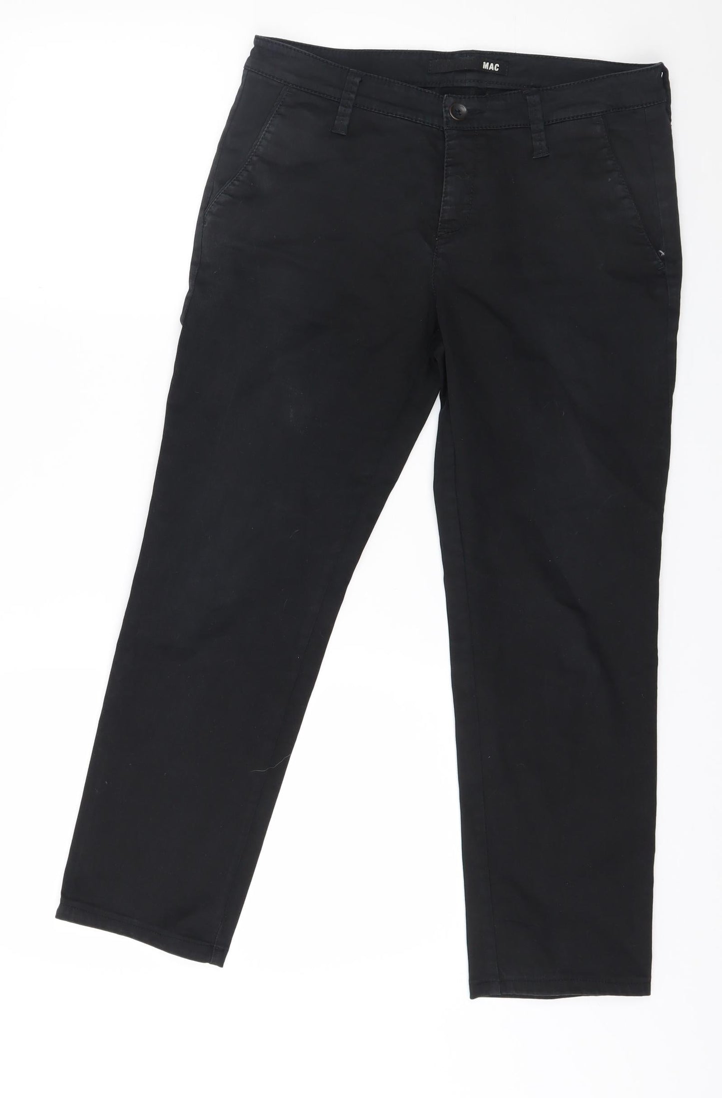 Mac Womens Black   Trousers  Size 30 in L24 in