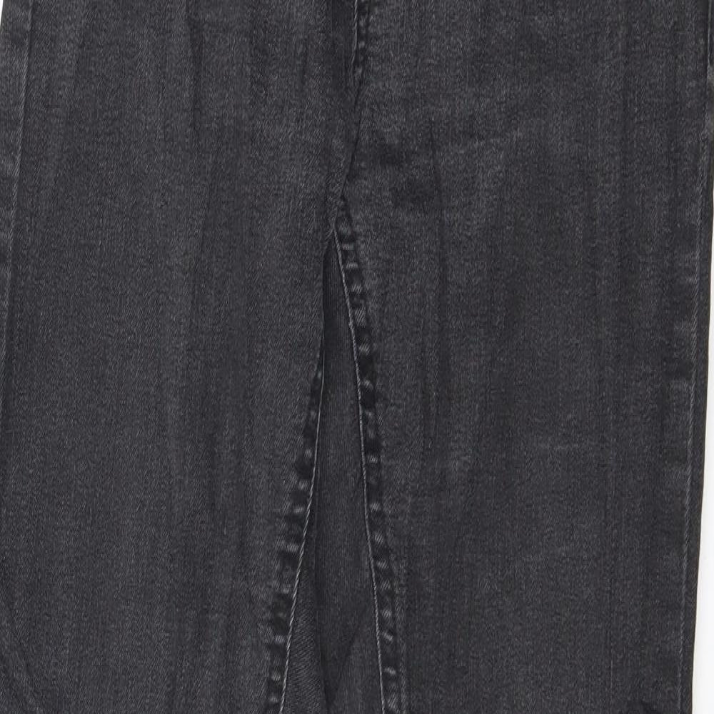 Denim & Co. Womens Grey  Denim Skinny Jeans Size 8 L30 in