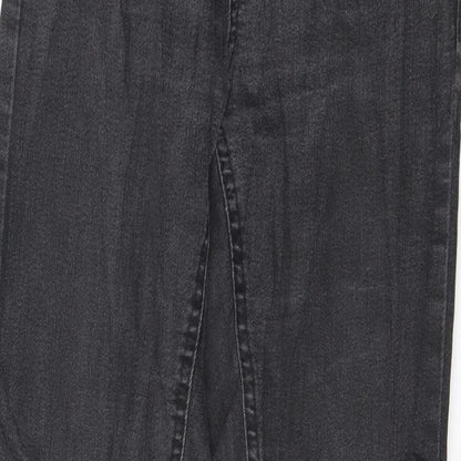 Denim & Co. Womens Grey  Denim Skinny Jeans Size 8 L30 in