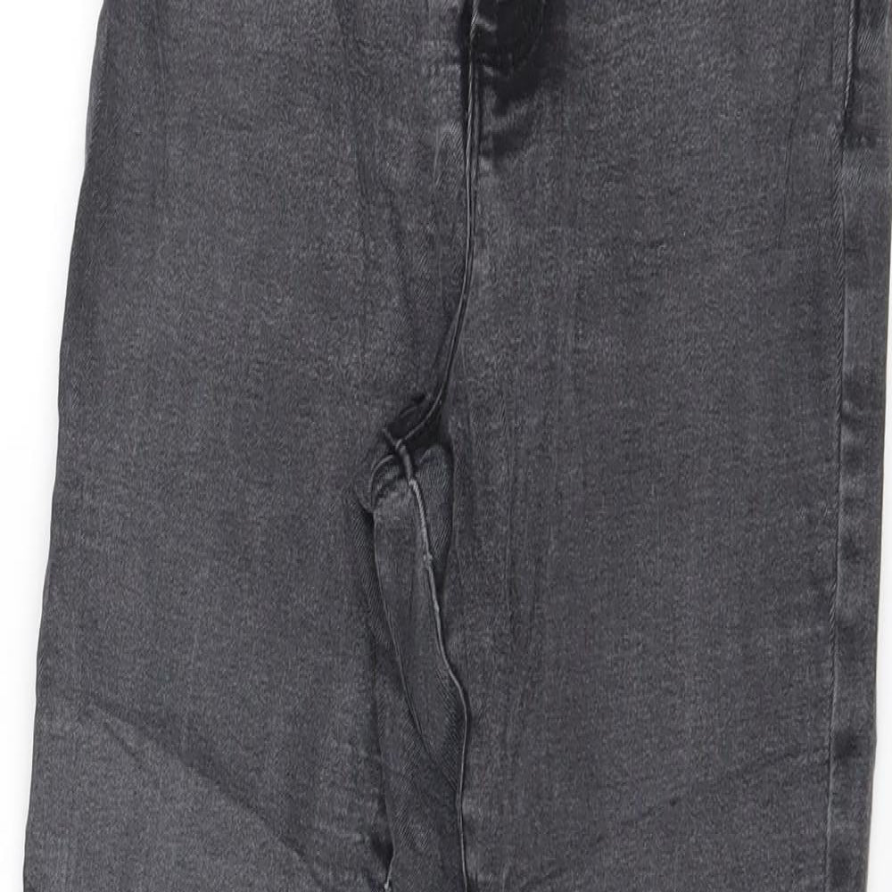 Denim & Co. Womens Grey  Denim Skinny Jeans Size 8 L27 in