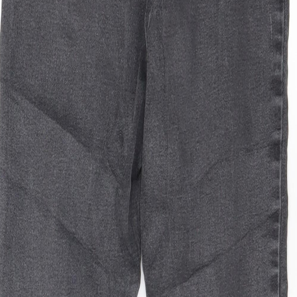 Denim & Co. Womens Grey  Denim Skinny Jeans Size 8 L27 in