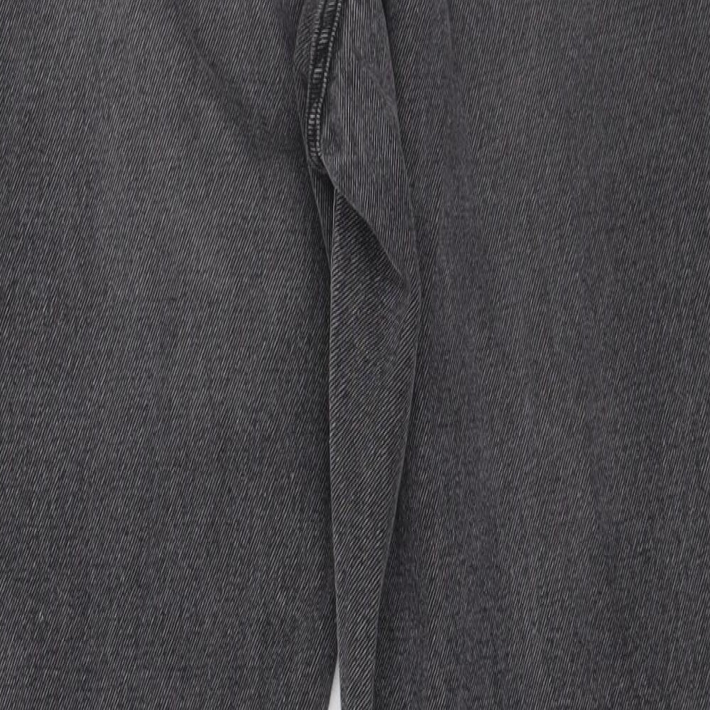 Womens UK Size 30 in Preworn Regular Fit Straight Grey Jeans