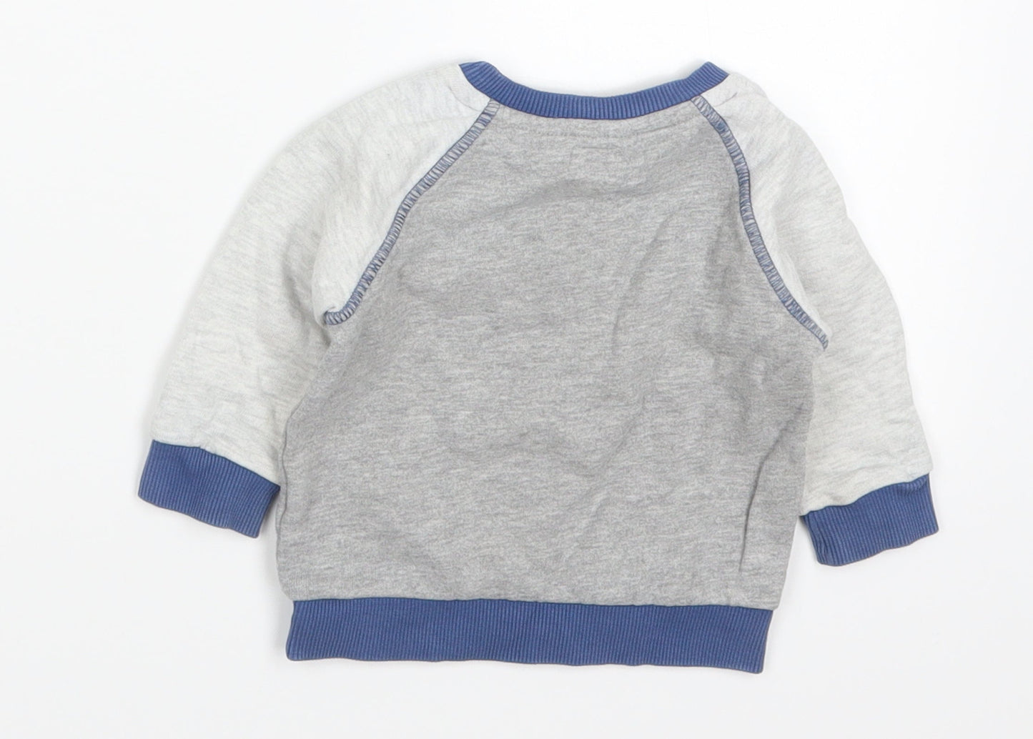 F&F Boys Grey   Basic T-Shirt Size 6-9 Months  - Top Dog Academy