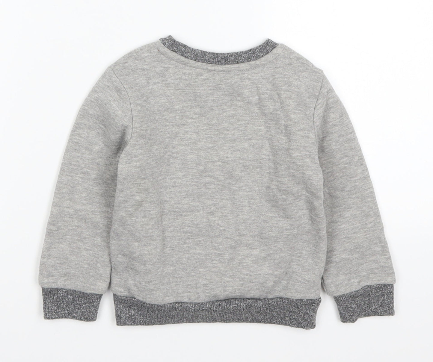 Primark Baby Grey   Basic T-Shirt Size 18-24 Months  - Polar Bear