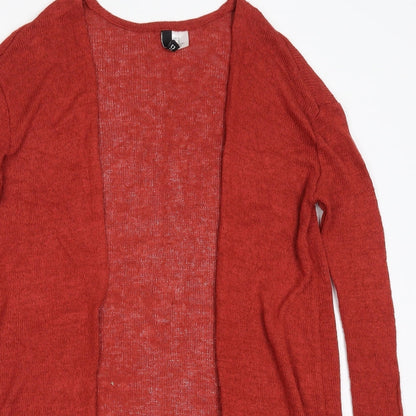 H&M Womens Red   Cardigan Jumper Size XS