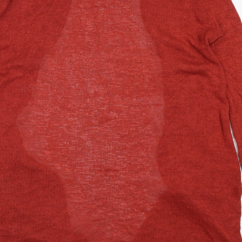 H&M Womens Red   Cardigan Jumper Size XS