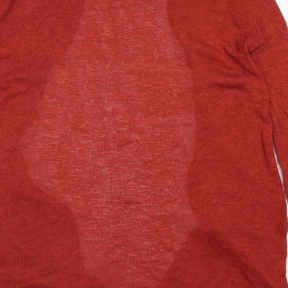 H&M Womens Red   Cardigan Jumper Size XS