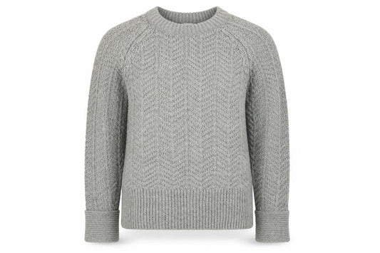 H&M Womens Grey  Knit Pullover Jumper Size S