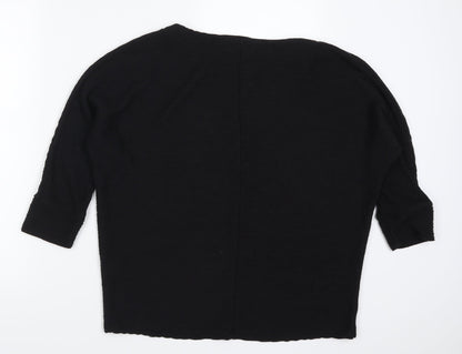 M&Co Womens Black   Pullover Jumper Size 12