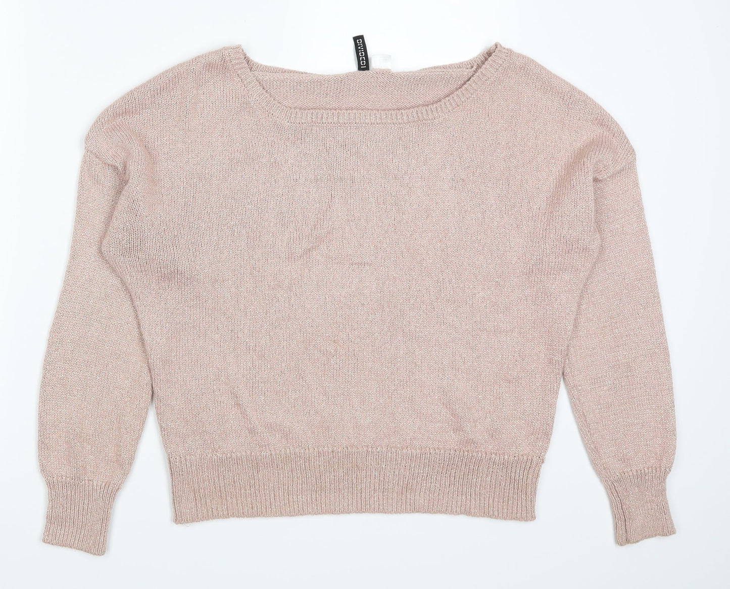 H&M Womens Pink   Pullover Jumper Size S