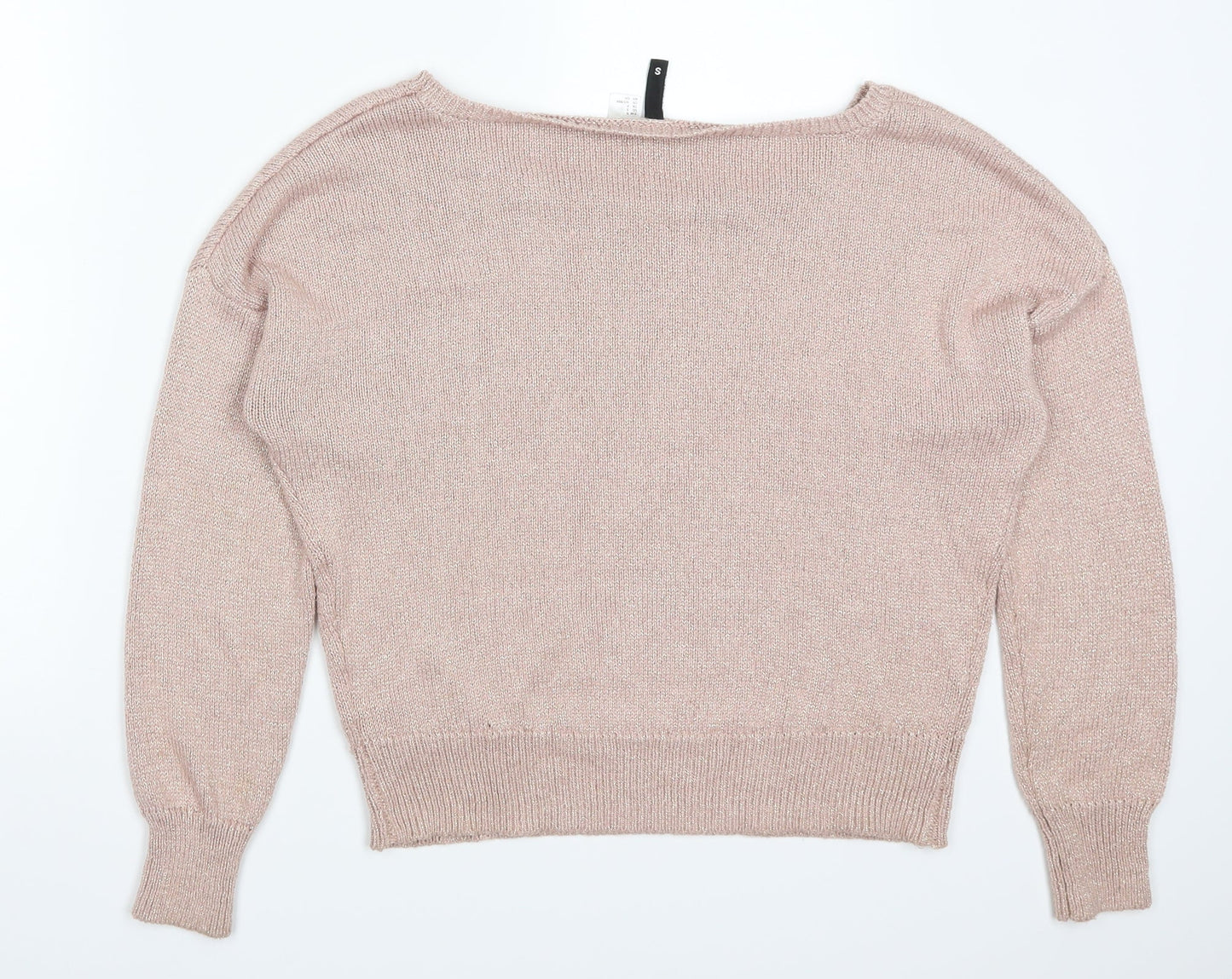 H&M Womens Pink   Pullover Jumper Size S