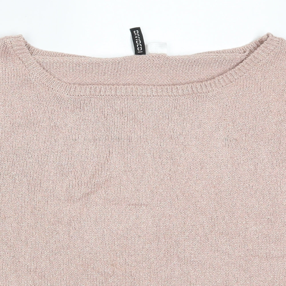 H&M Womens Pink   Pullover Jumper Size S