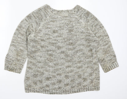 Bonmarché Womens Gold   Pullover Jumper Size M