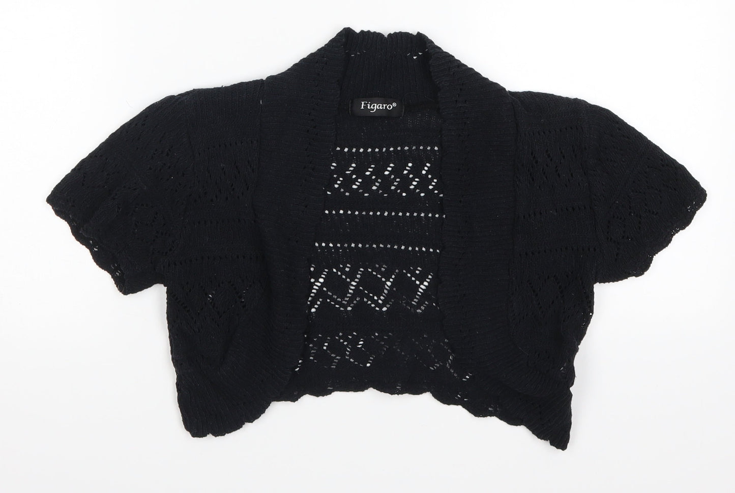 Figaro Womens Black   Cardigan Jumper Size S  -