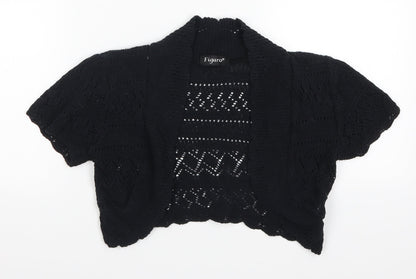 Figaro Womens Black   Cardigan Jumper Size S  -