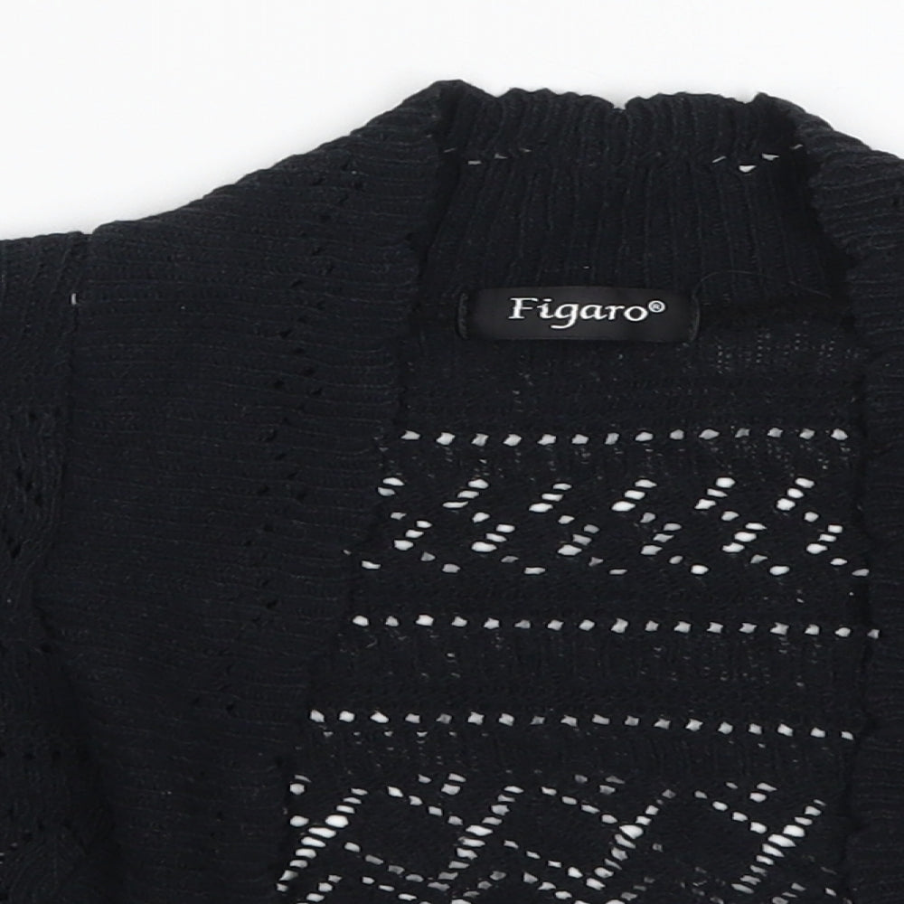Figaro Womens Black   Cardigan Jumper Size S  -