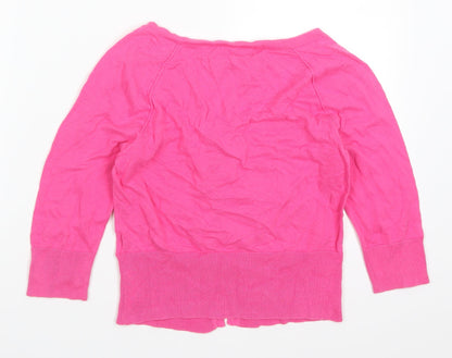 Red Herrint Womens Pink   Cardigan Jumper Size 10