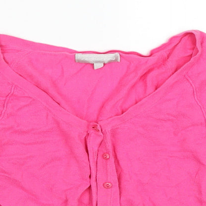 Red Herrint Womens Pink   Cardigan Jumper Size 10