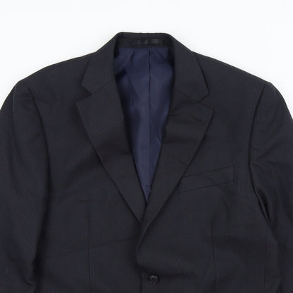 F&F Mens Blue   Jacket Suit Trousers Size 40