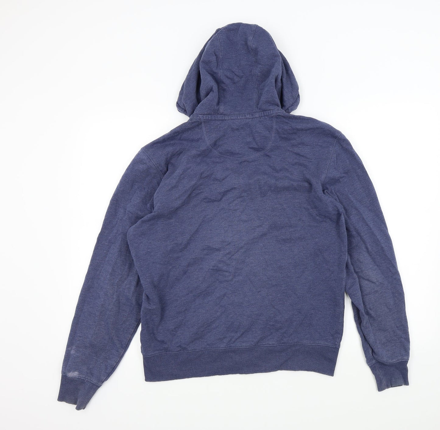 M&S Mens Blue   Full Zip Jumper Size M