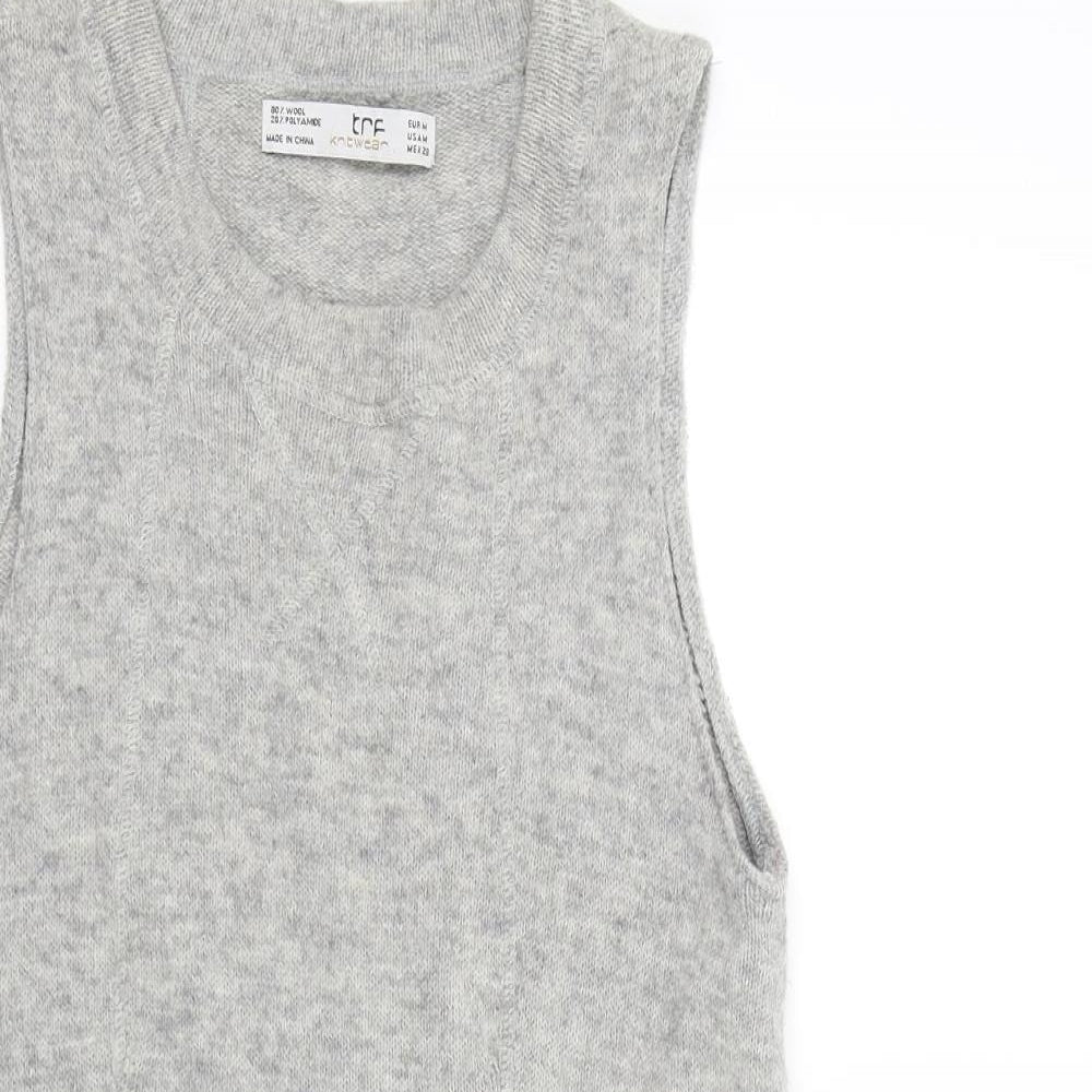 Trf Womens Grey Colourblock  A-Line  Size M